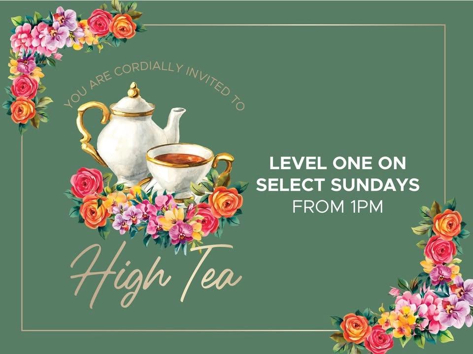 High Tea at Level One Bar