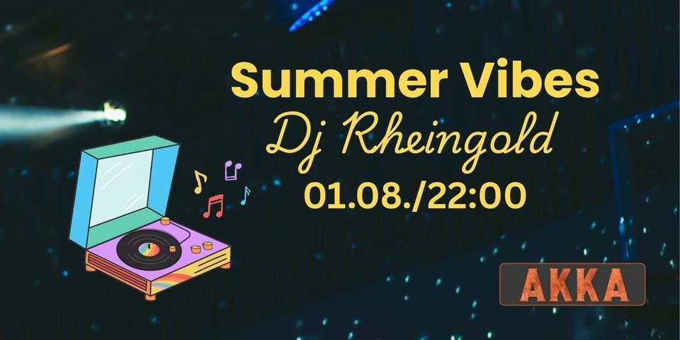 Summer Vibes mit DJ Rheingold