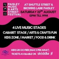 Paisley Music and Arts Street Festival