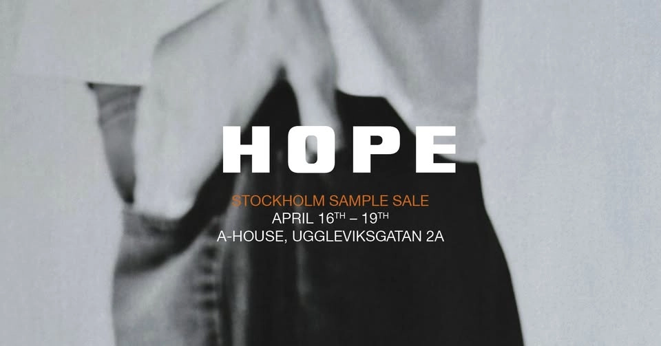 STOCKHOLM SAMPLE SALE