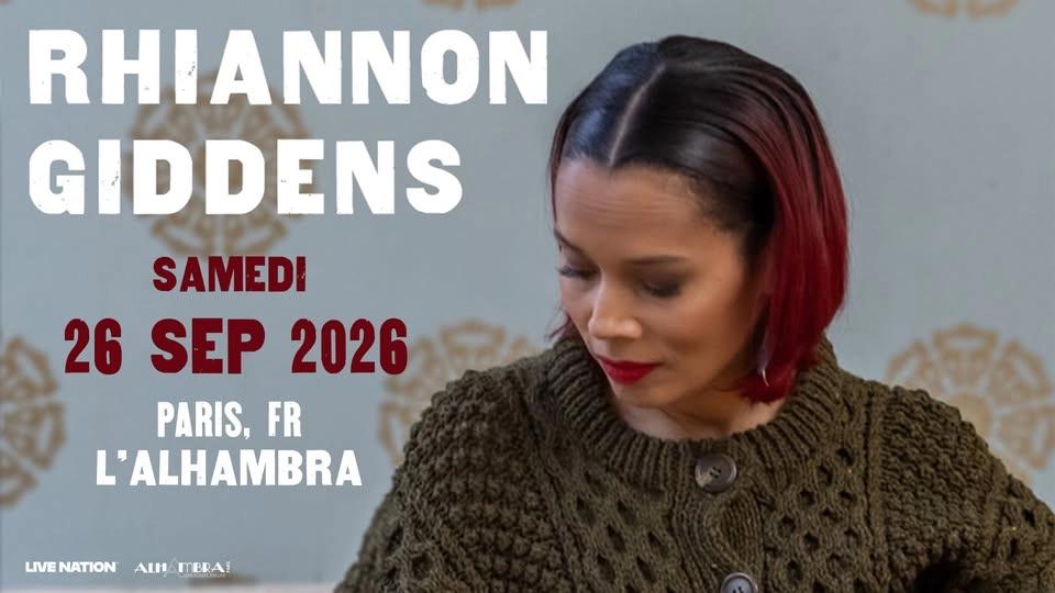 RHIANNON GIDDENS | Alhambra, Paris - 26 septembre 2026