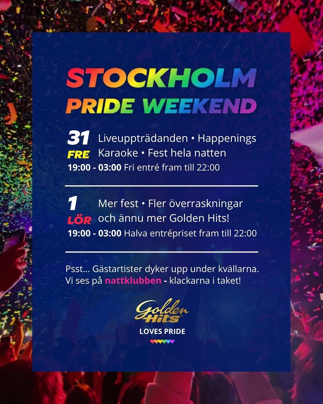 Stockholm Pride Weekend - Fredag