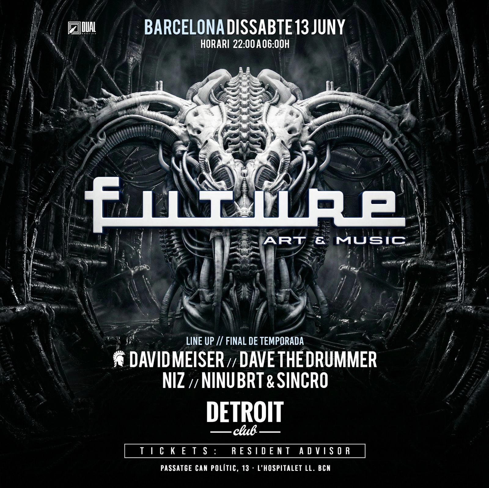 FUTURE: David Meiser, DAVE the Drummer, NiZ, Ninu Brt&Sincro