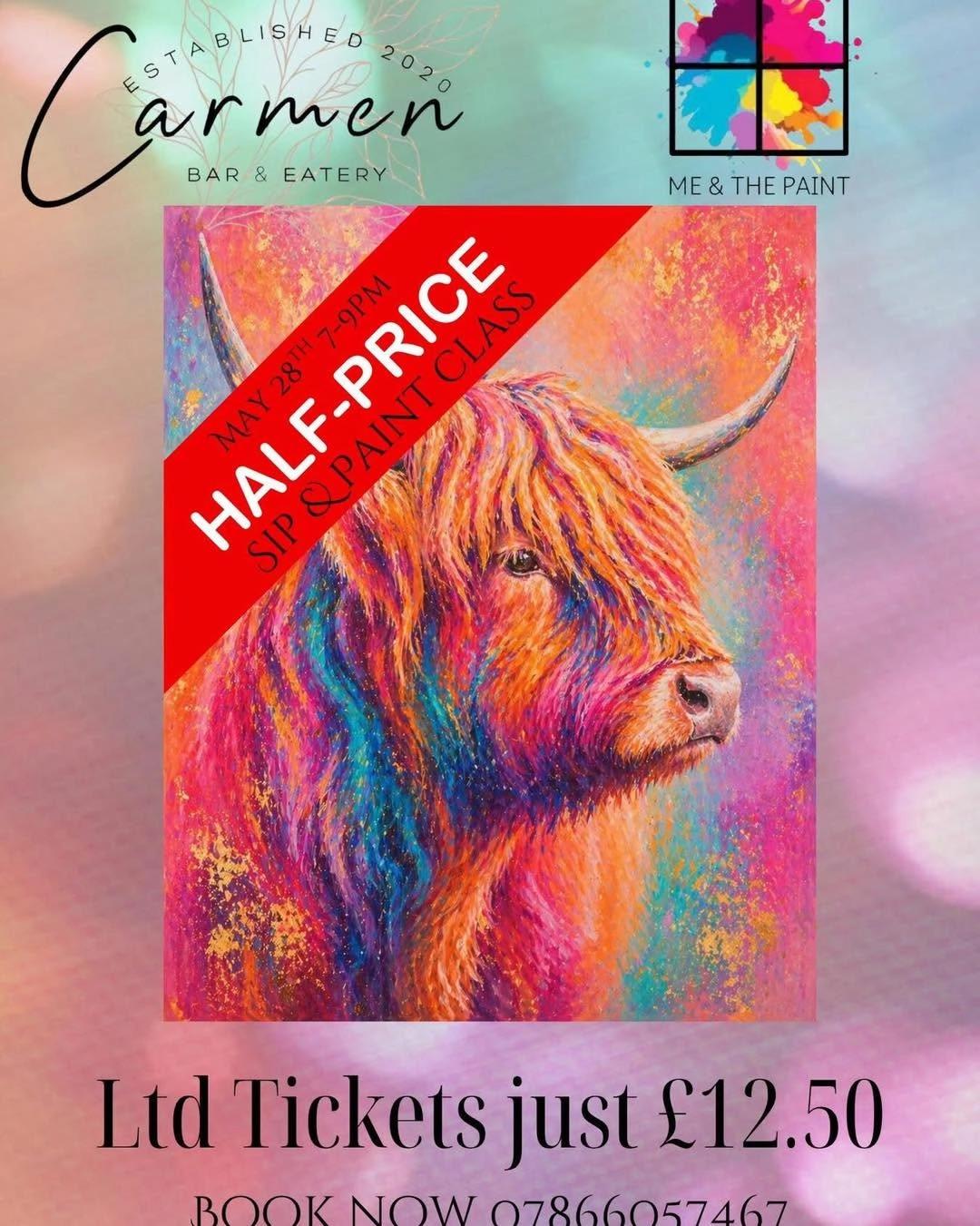 Half-Price Sip & Paint Class