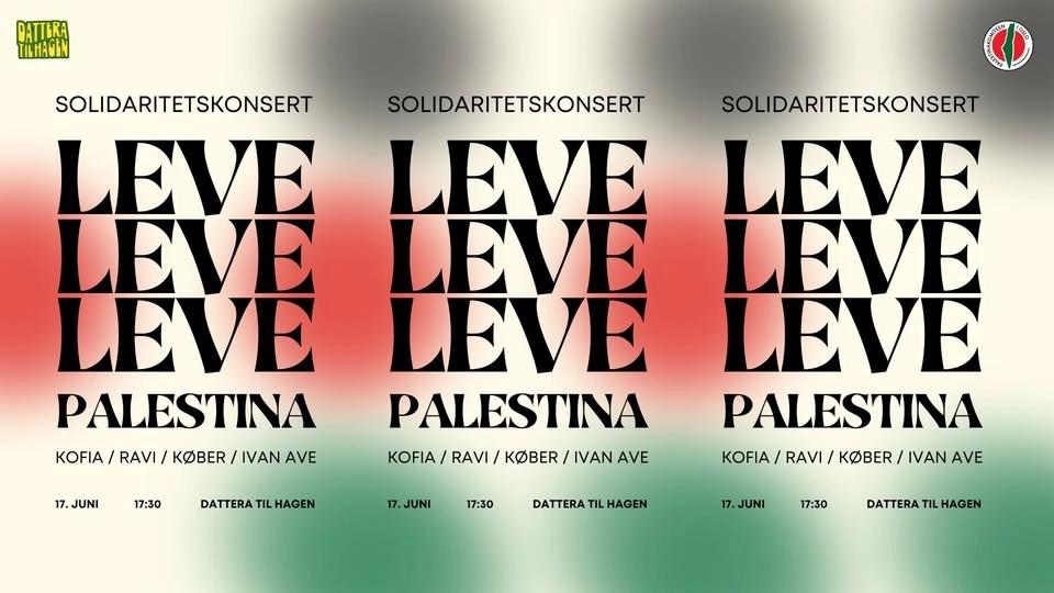 Solidaritetskonsert for Palestina // KOFIA, Køber, Ivan Ave, Ravi @ Dattera Til Hagen