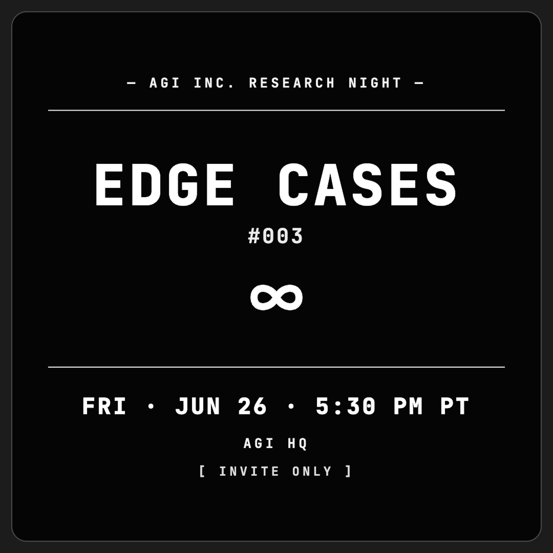 Edge Cases by AGI, Inc. #003 with Tom Bishop @ GLASS AI