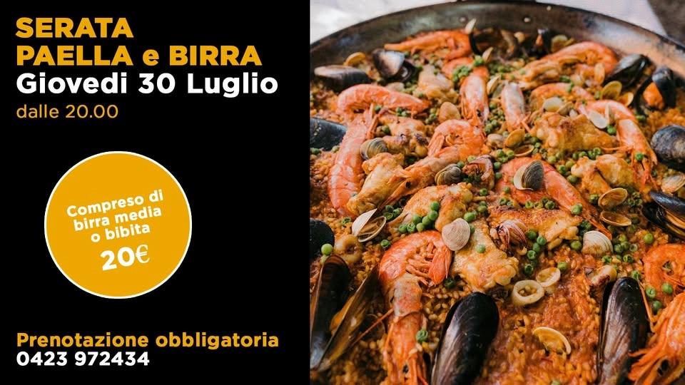 Serata Paella - Giovedi 30 luglio 2026