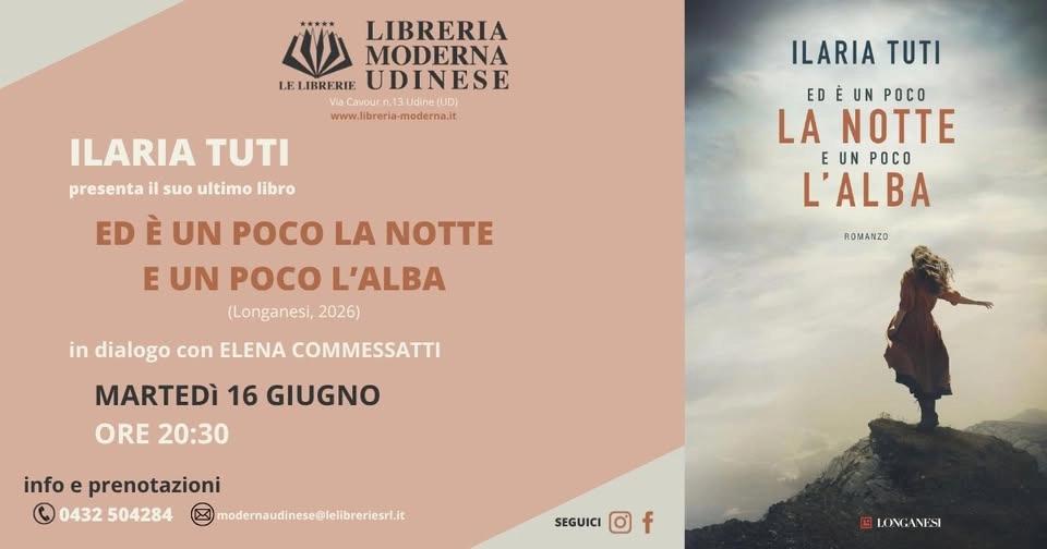 Ilaria Tuti presenta: Ed è un poco la notte e un poco l'alba