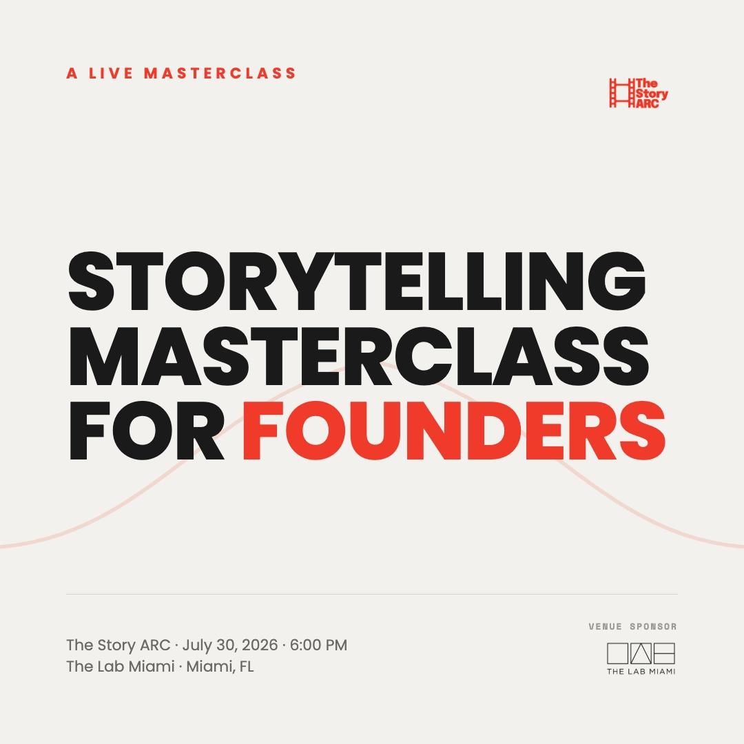 Storytelling Masterclass for Founders @ The Dock, by The Lab