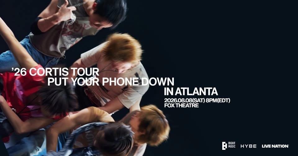 CORTIS PUT YOUR PHONE DOWN TOUR