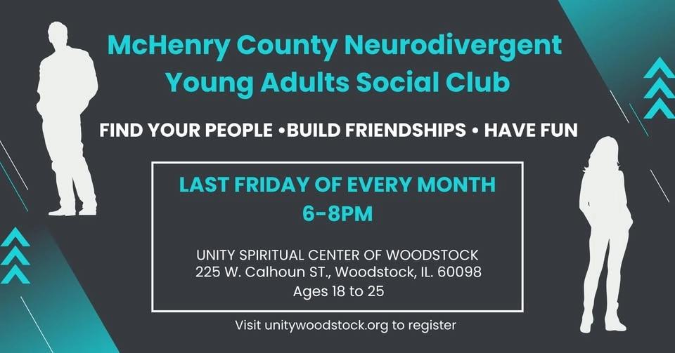 McHenry County Neurodivergent Young Adults Social Club July Meeting