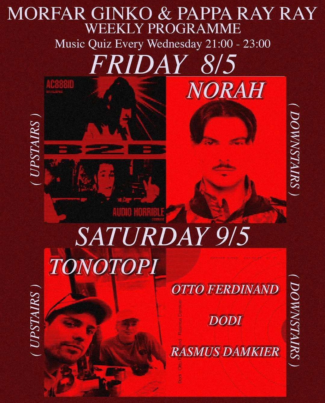 Morfar Ginko & Pappa Ray Ray Weekly Programme