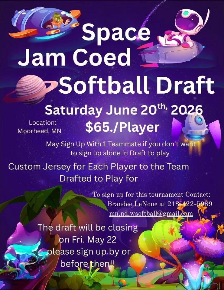 Space Jam Coed Softball Draft