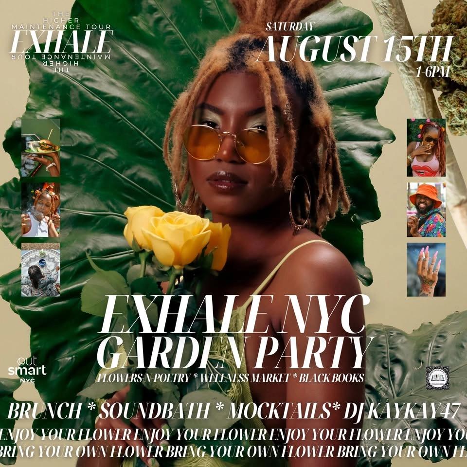 EXHALE NYC: Garden Day Party