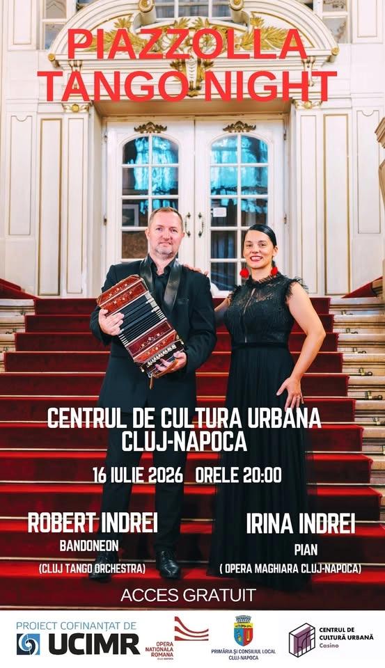 PIAZZOLLA TANGO NIGHT ( Concert de tango argentinian- INTRARE LIBERĂ)
