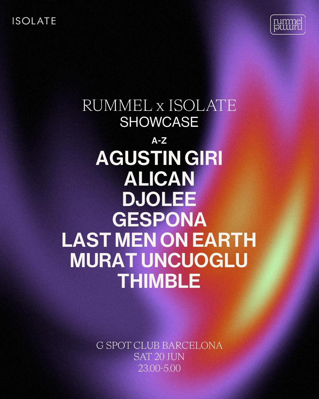 Rummel x Isolate Showcase OFFBCN26