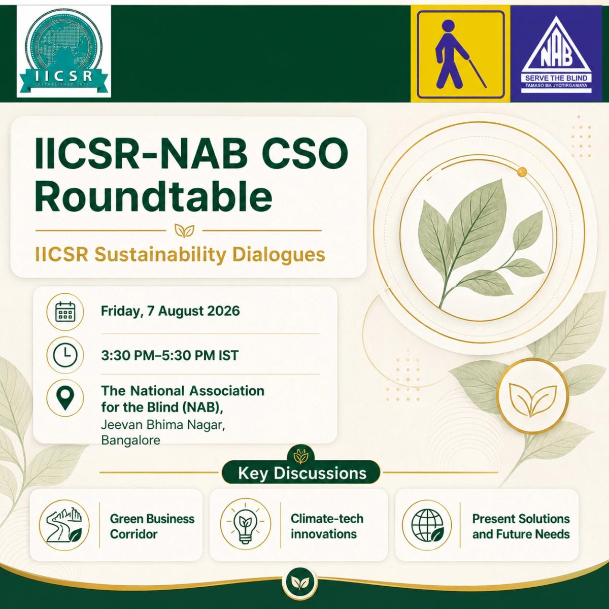 IICSR-NAB CSO Roundtable