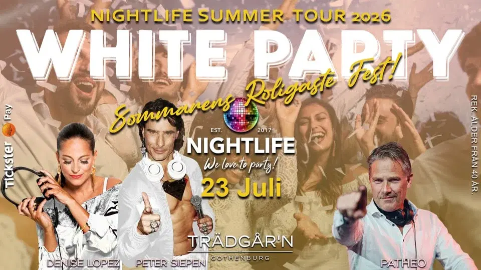 Nightlife 40+ Sommarfest Trädgår´n