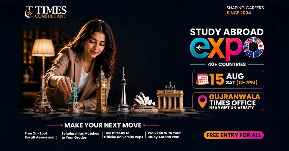 Study Abroad Expo Gujranwala — Times Consultant