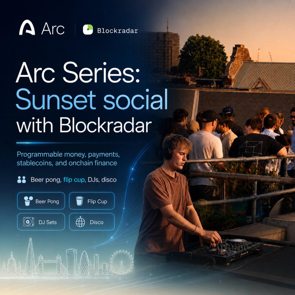 Rooftop Sunset with Blockradar