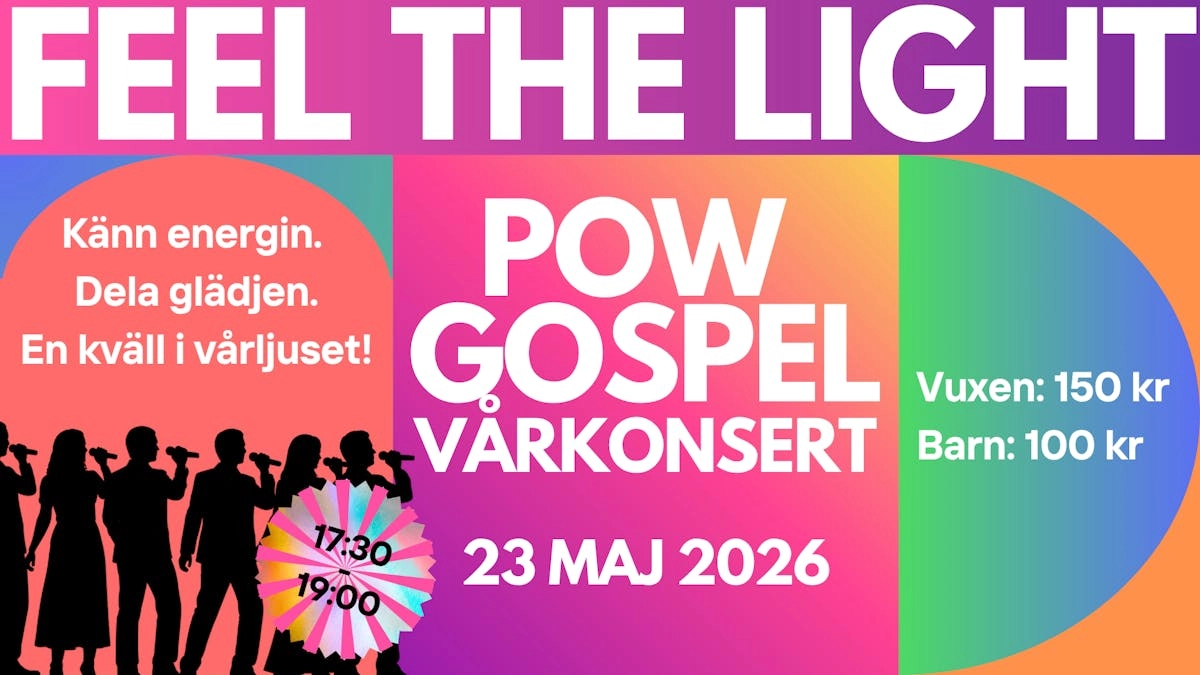 FEEL THE LIGHT - POW GOSPEL VÅRKONSERT