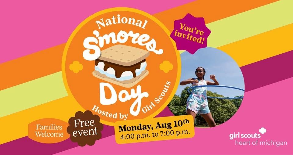 National S'mores Day in Kalamazoo!