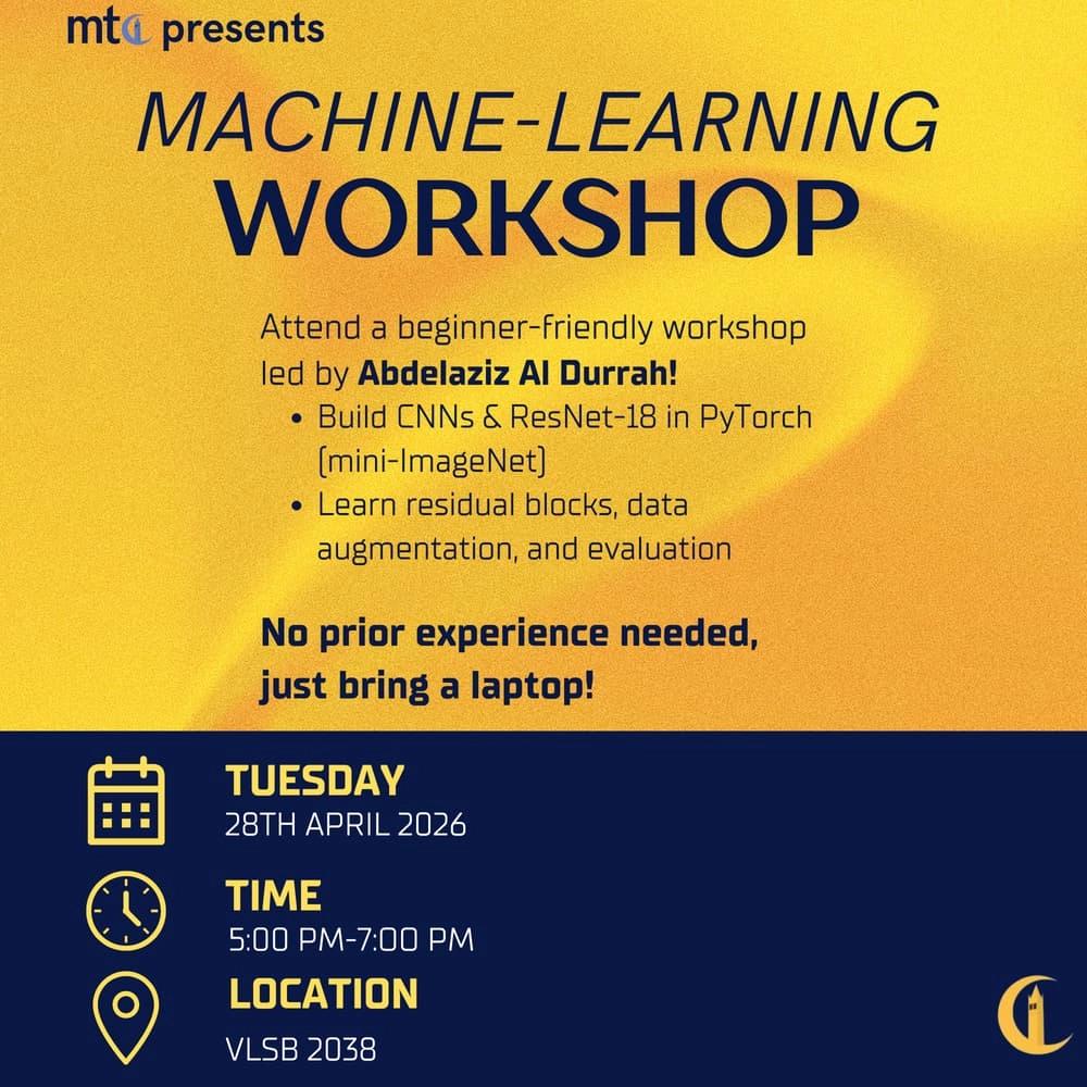 MTC Machine Learning Workshop