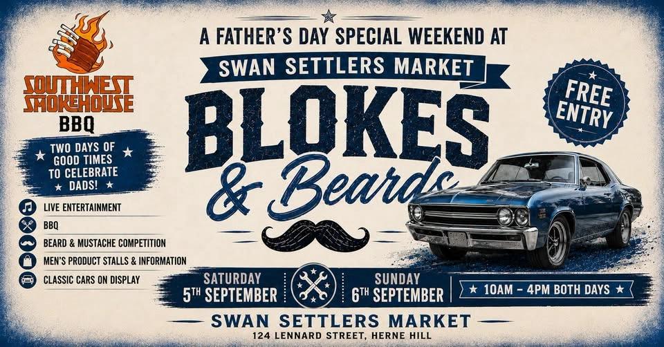 Blokes & Beards - Father's Day Weekend In The Valley