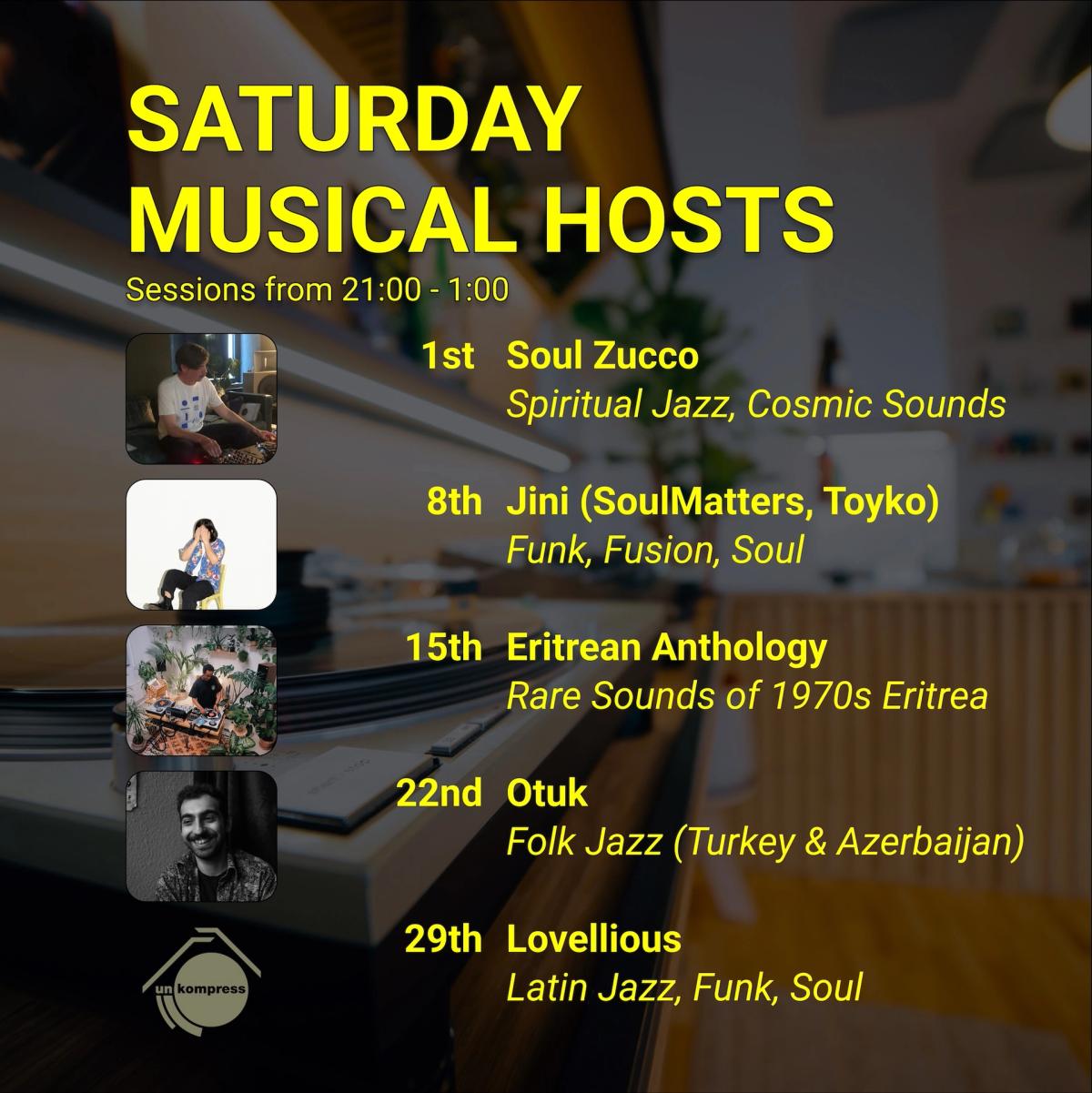 Unkompress Saturday Session: Soul Zucco