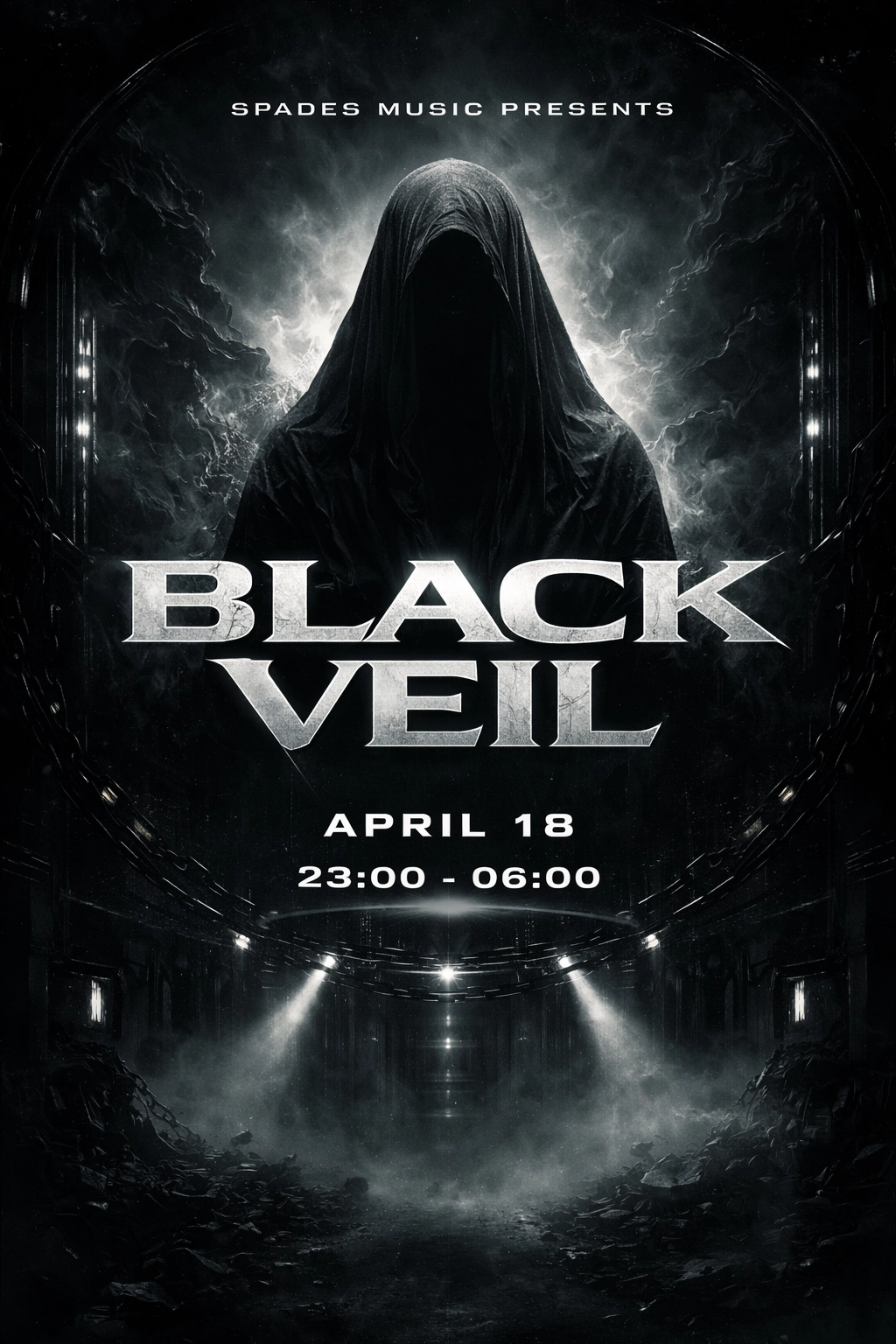 SPADES MUSIC PRESENTS: BLACK VEIL — APRIL 18TH