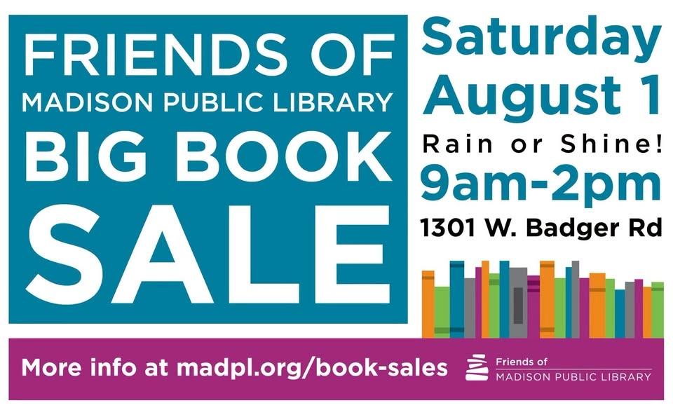 Friends of Madison Public Library BIG Book Sale