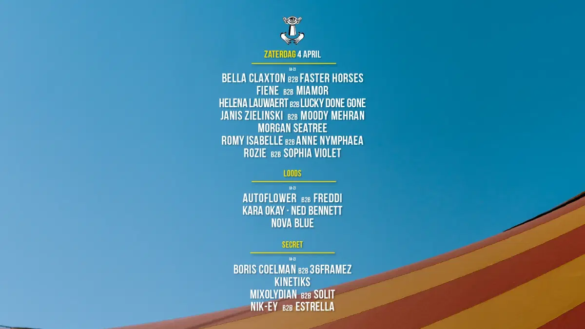 04 APR - Thuishaven Paasweekender Zaterdag SOLD OUT