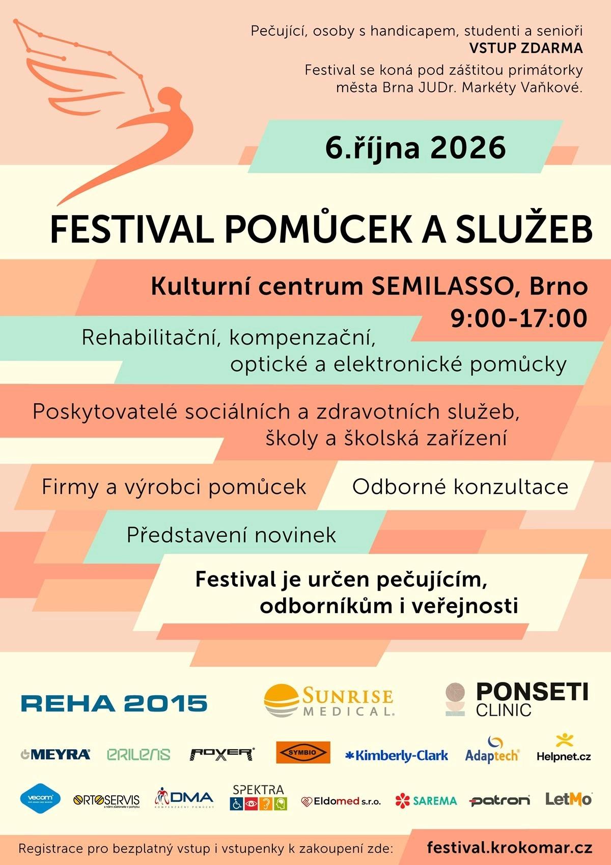 Festival pomůcek a služeb 2026 Brno