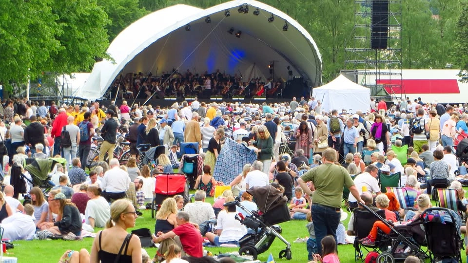 Nationaldagsfirande i Slottsskogen