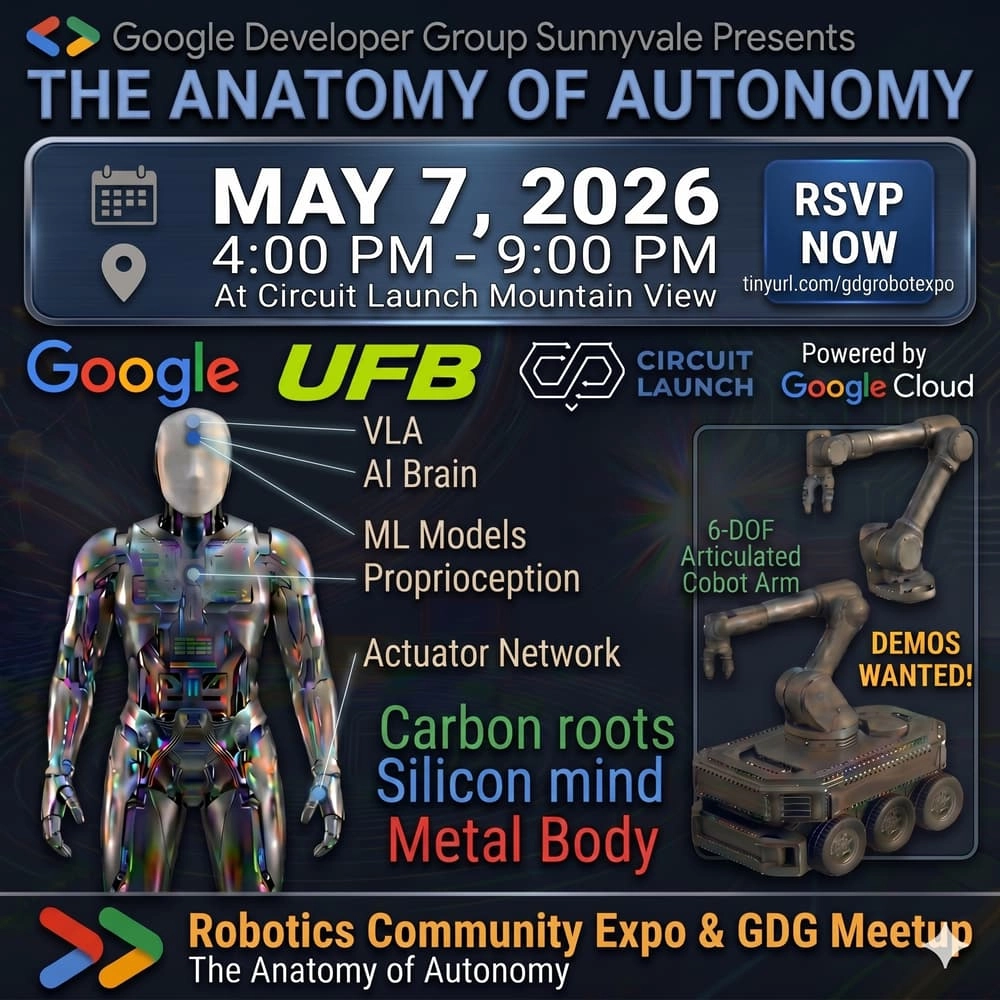THE ANATOMY OF AUTONOMY -Robotics Community Expo & GDG Meetup