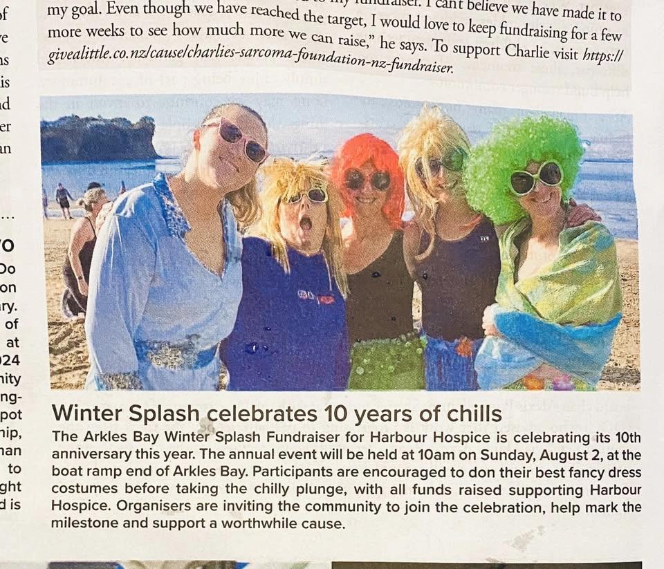 Arkles Bay Winter Splash