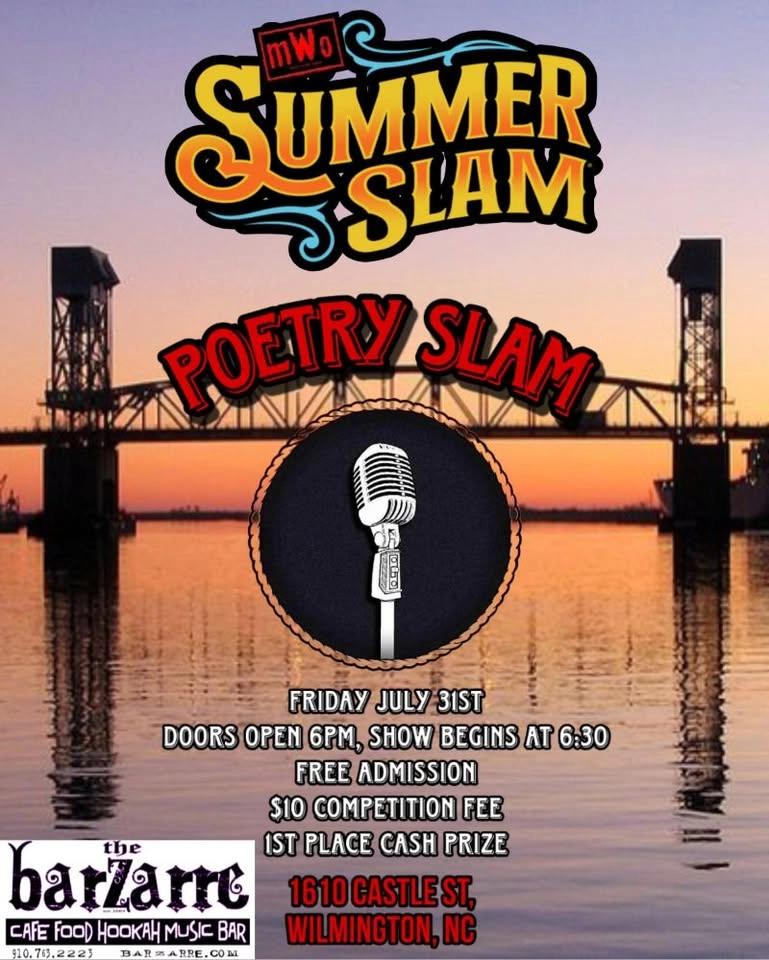 MWO Summer Slam Poetry Competition at Barzarre