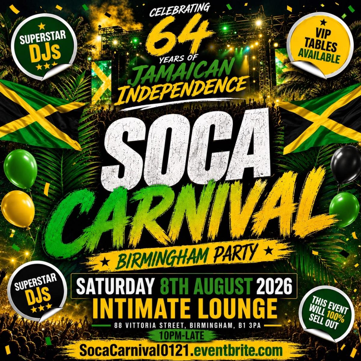 Soca Carnival - Birmingham Party