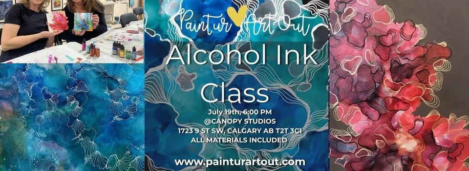 Alcohol Ink at Canopy Art and Wellness Sunday, July 19, 2026