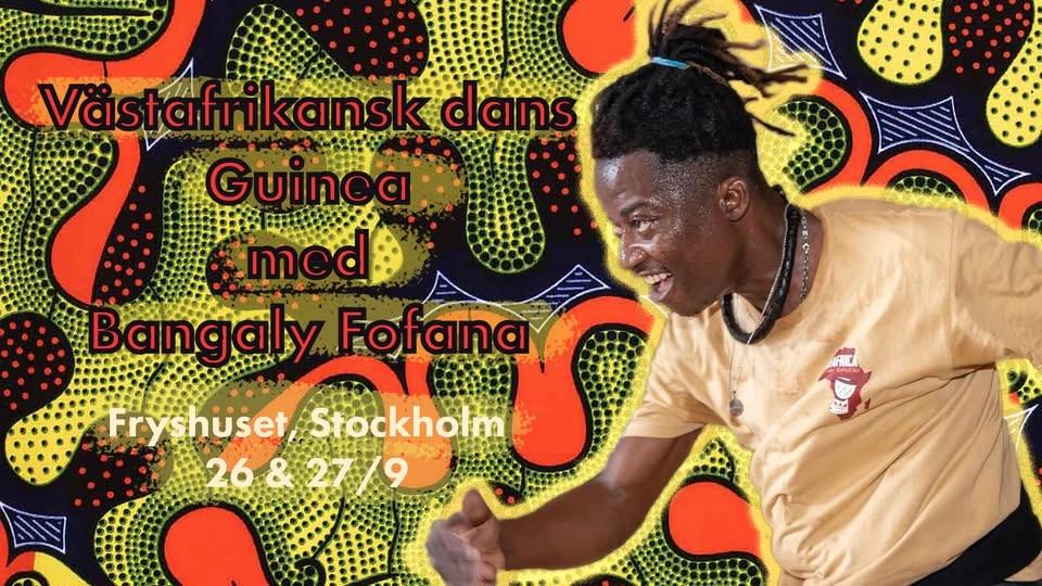 Guineansk dans med Bangaly Fofana