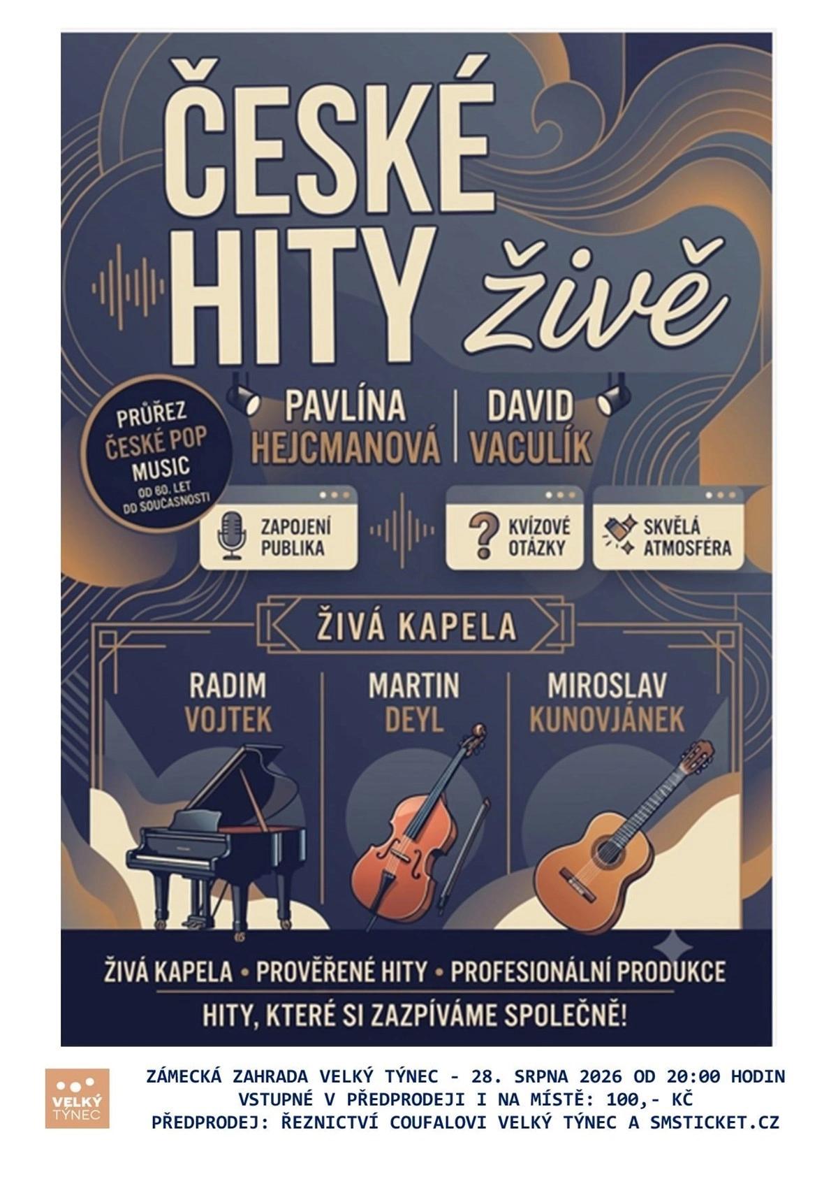 České hity živě