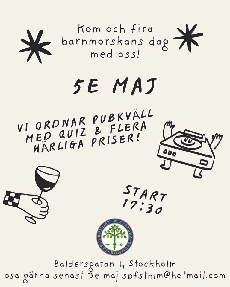 Pubkväll på Internationella barnmorskedagen