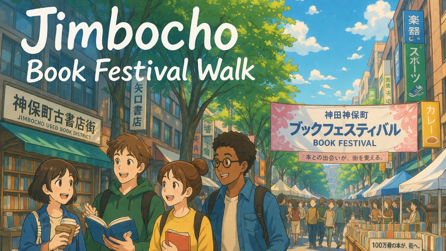 đ Jimbocho Book Festival Walkđ¶ââïžExplore the Worldâs Largest Book Festival