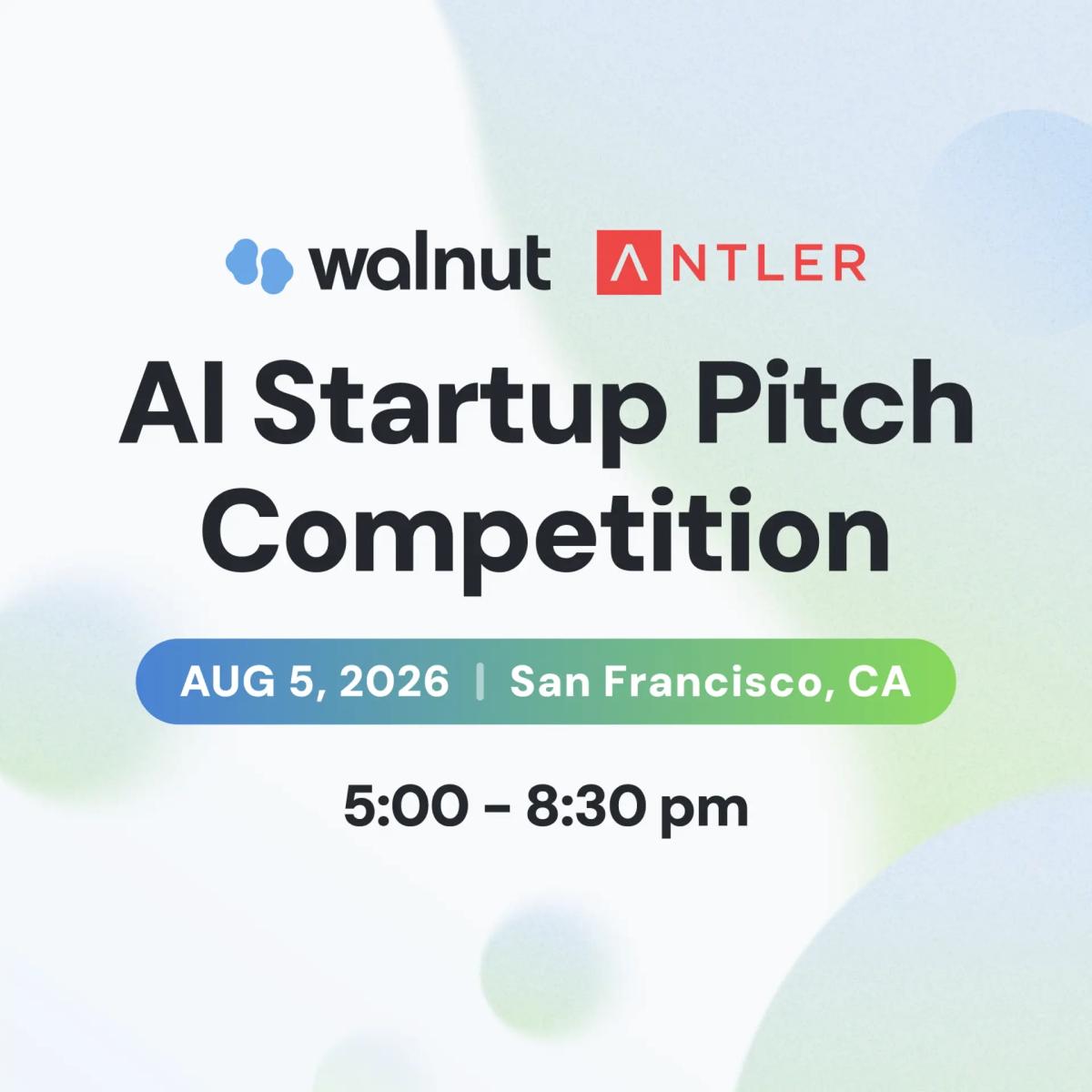AI Startup Pitch Night with Early Stage Investors