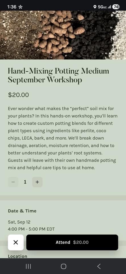 Hand Mixing Potting Mediums