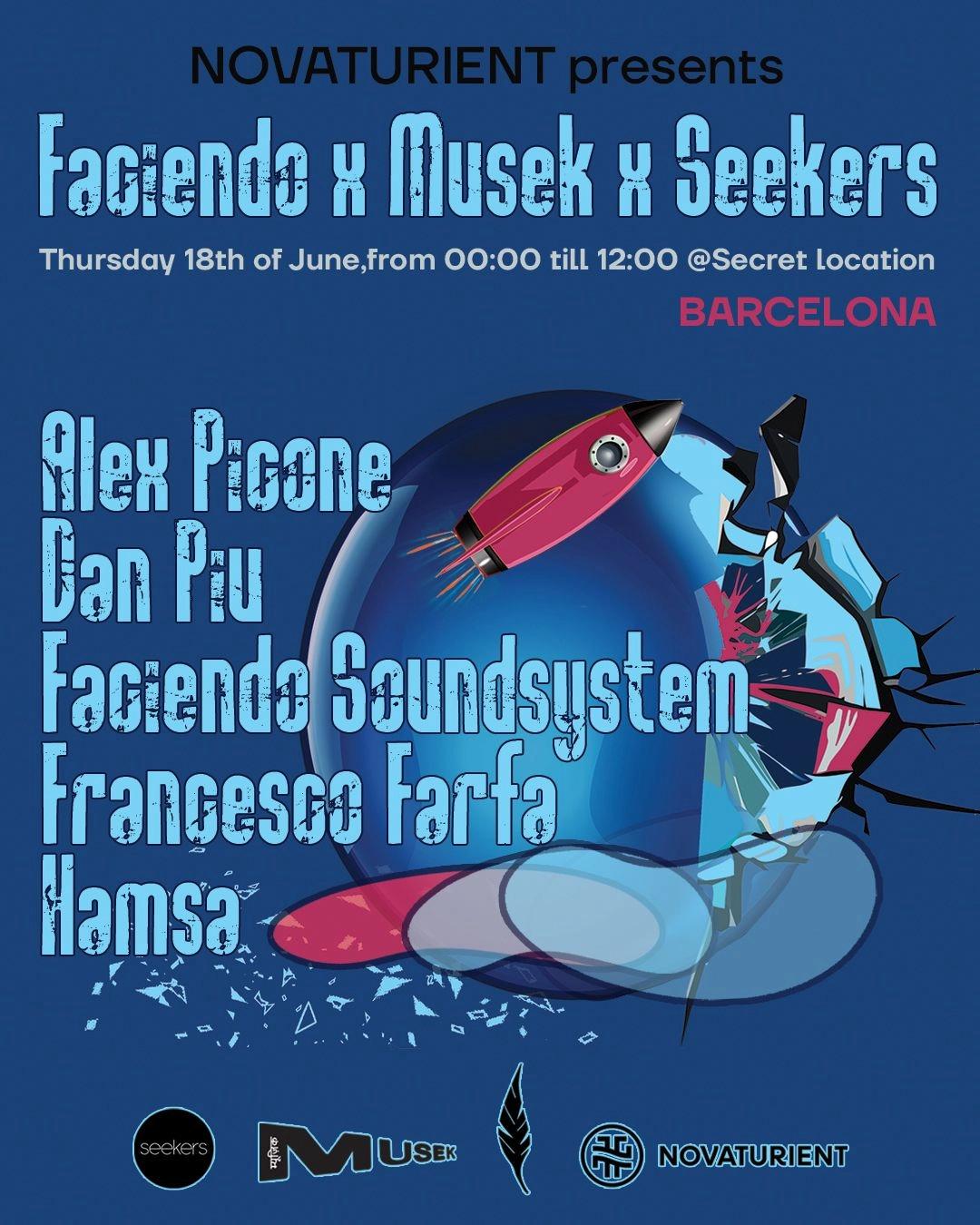Novaturient present Faciendo x Musek x seekers