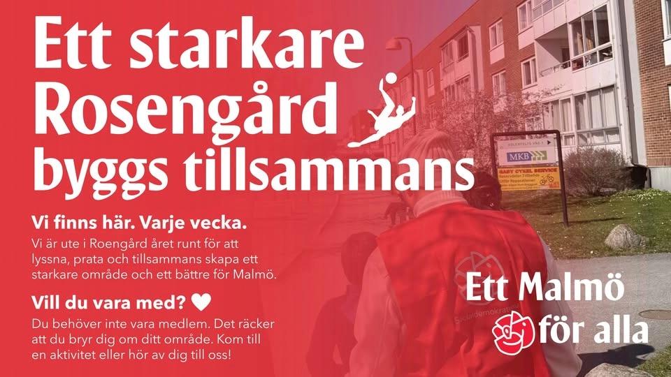Dörr för dörr för ett starkare Rosengård