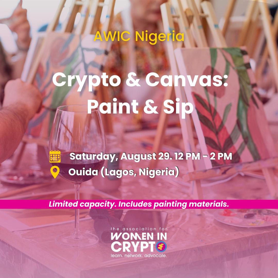 AWIC Nigeria | Crypto & Canvas: Paint & Sip