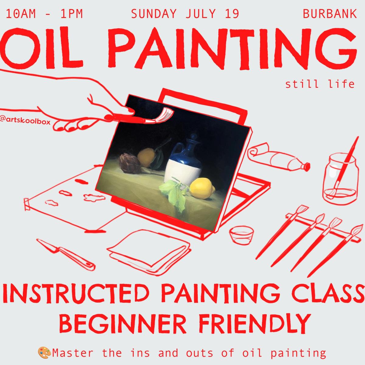 Oil Painting Class - Still Life