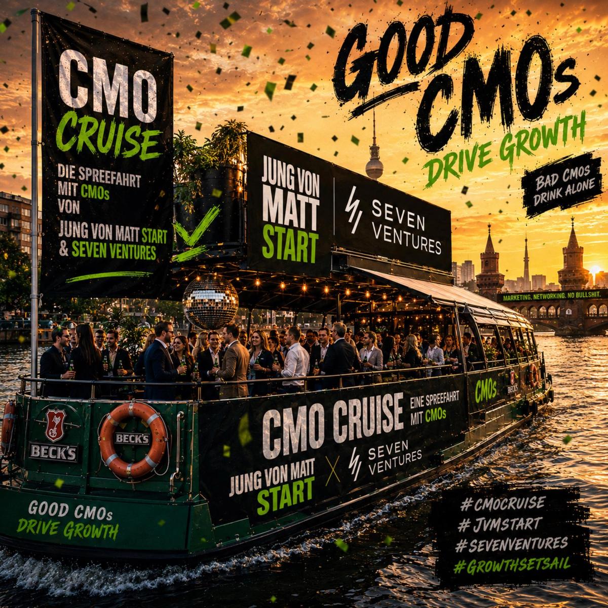 CMO Cruise by JvM START & SevenVentures 🚤☀️
